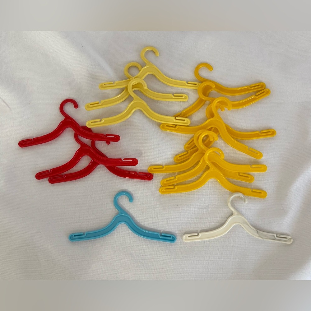 Vintage Barbie & Ken Doll Clothes Hangers – Lot of 15 (Same Size)